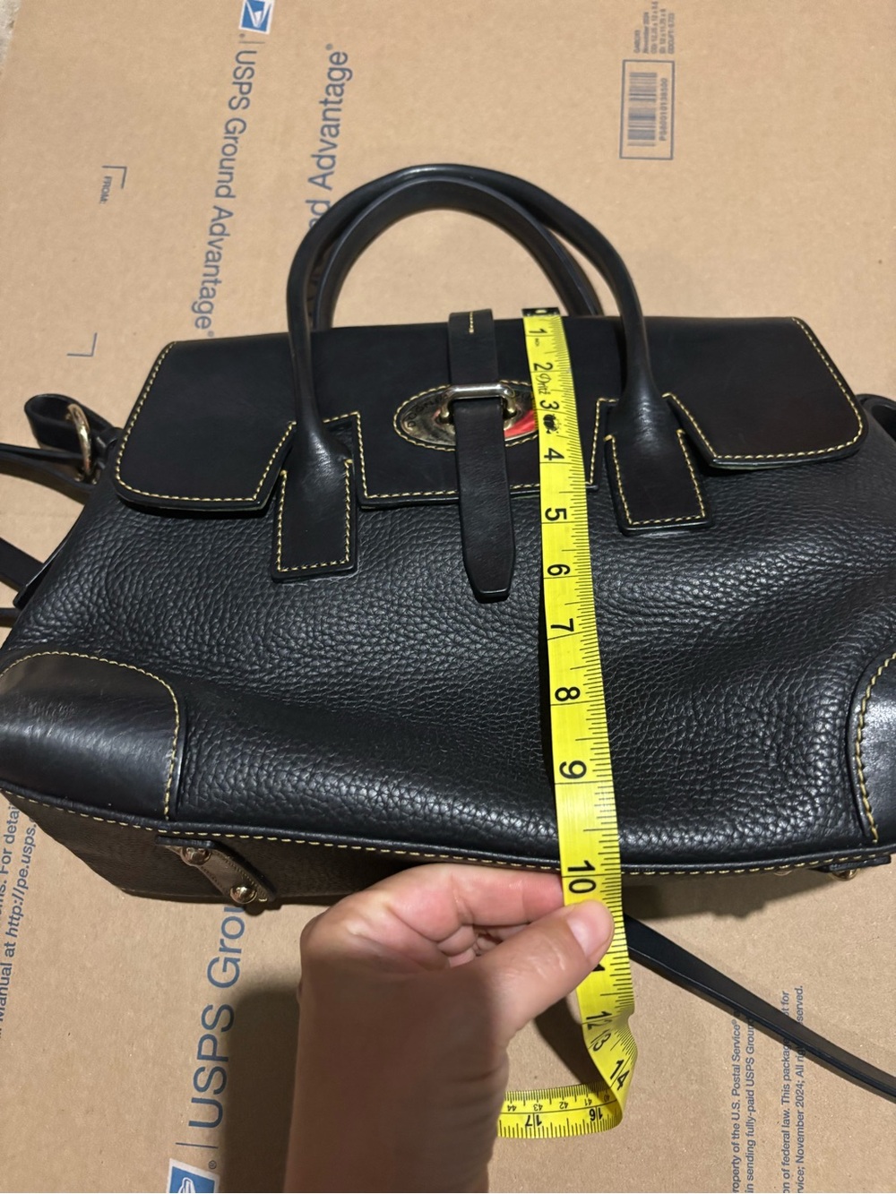 Dooney and Bourke Elisa pebble leather satchel - Picture 11 of 11